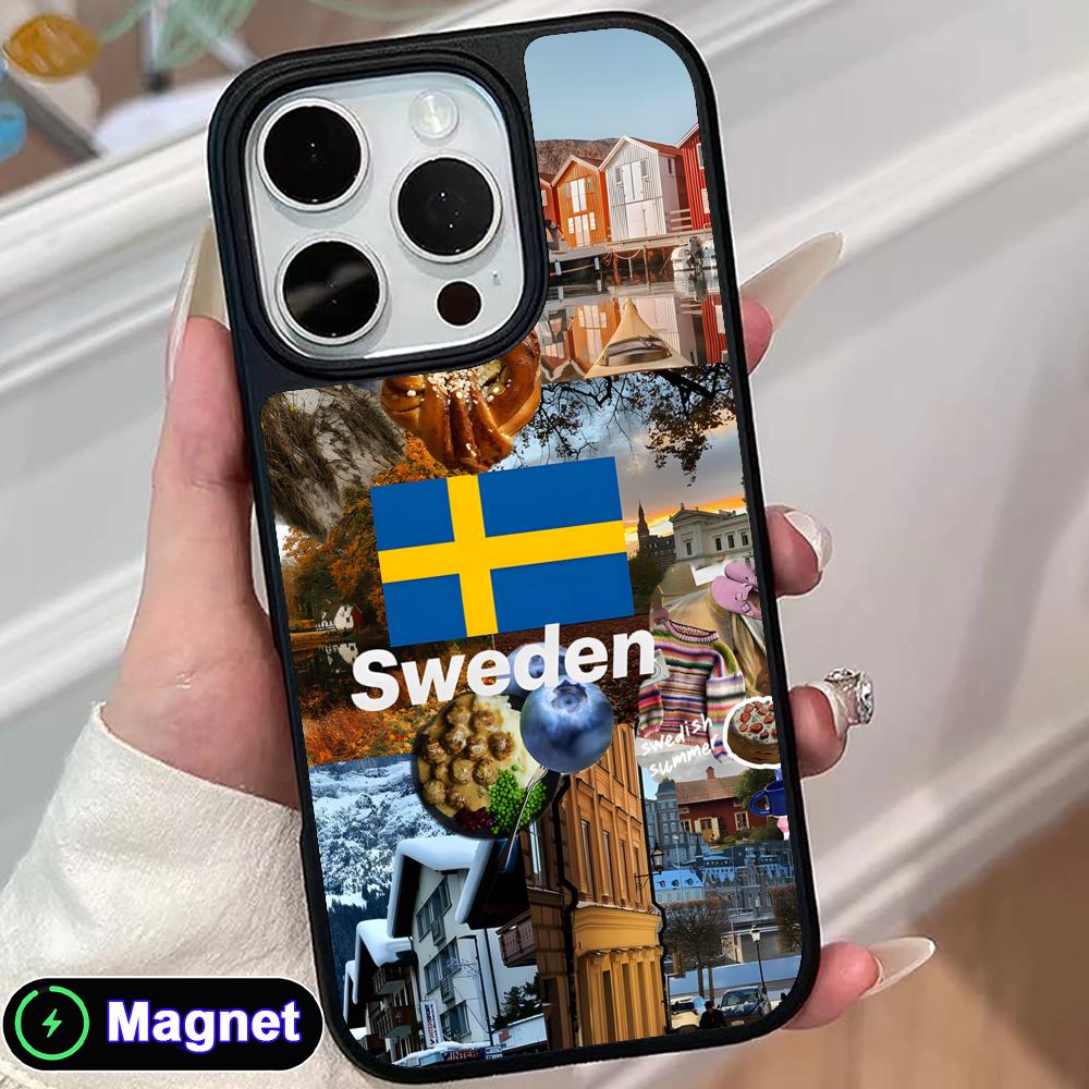 Phone Cases Sweden - Schweden-Flagge Handyhülle für iPhone 17 16