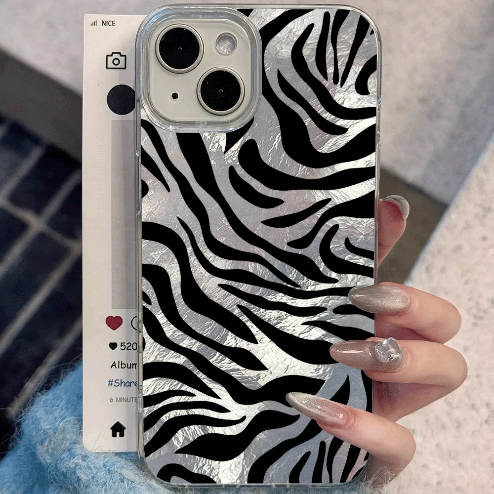 Phone Cases Zebra - Zebra-Streifen-Druck Gletscher-Muster Handyhülle für iPhone 17