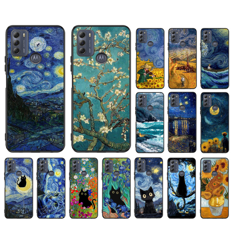 Phone Cases Zebra - Van Gogh Sonnenblumen Katze Telefon Fall