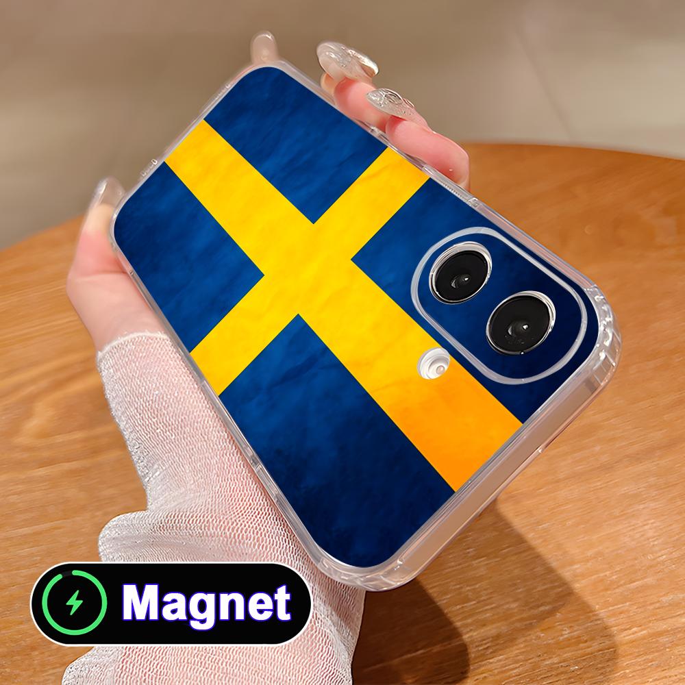 Phone Cases Sweden - Schweden-Flagge Handyhülle für iPhone 17 16