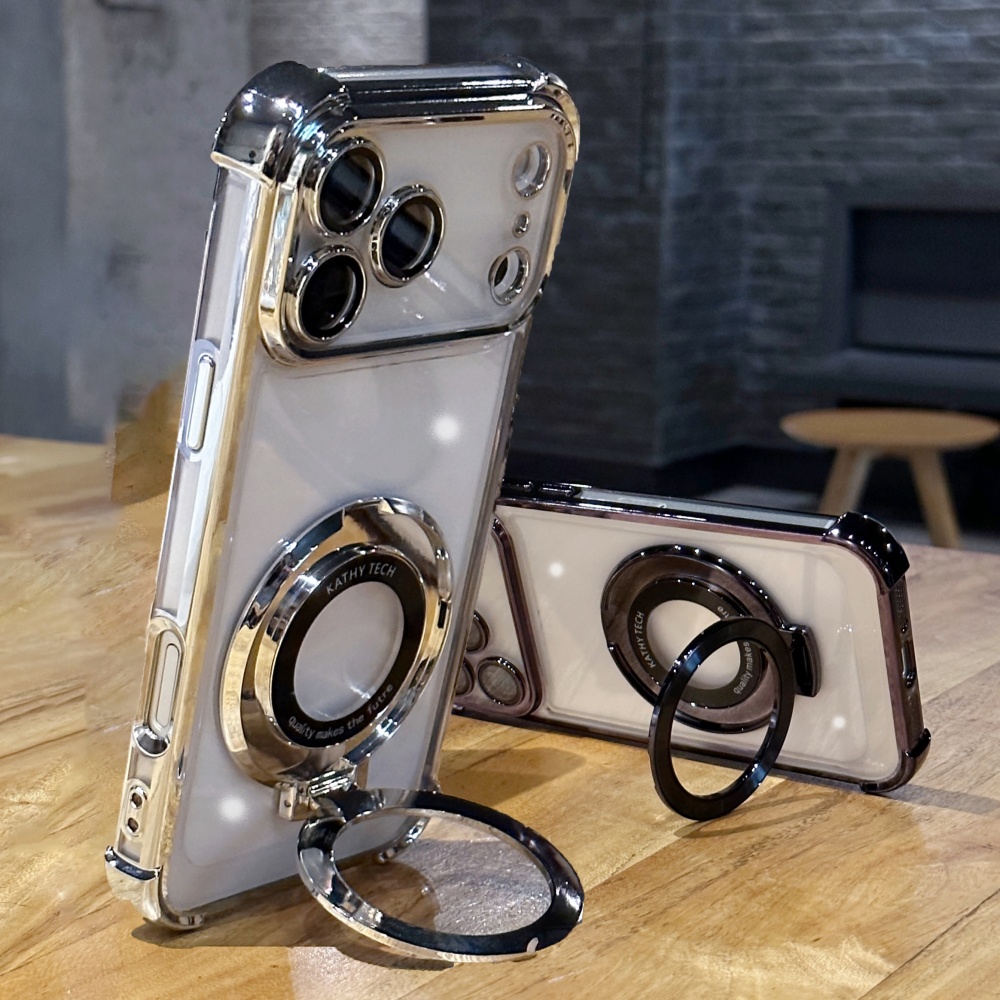 Phone Cases With Magnet - Luxuriöse, stoßfeste Beschichtung, helle Standhülle für