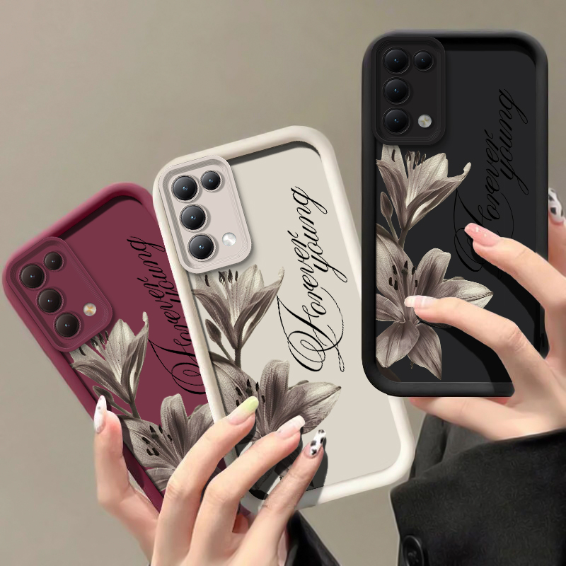 Phone Cases Oppo - Lilienblumen-Druck Handyhülle für OPPO Reno 14