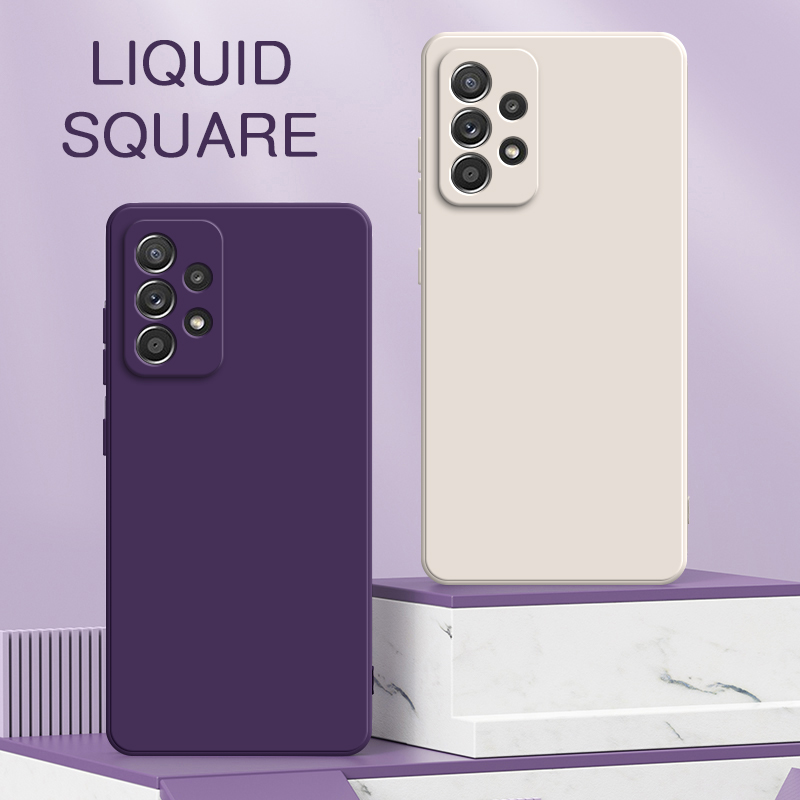 Phone Cases On Sale - Ursprüngliche Quadratische Flüssigkeit Silikon Fällen für