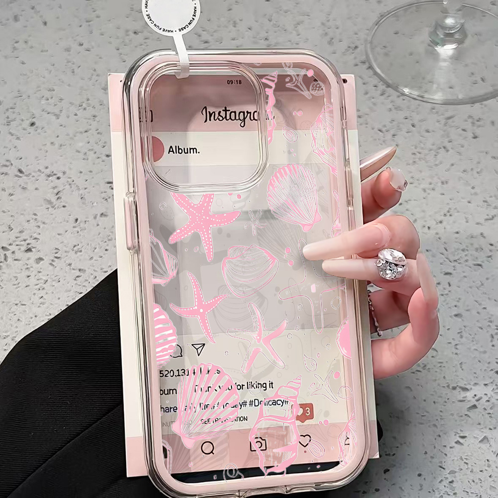 Phone Cases Protective - Sommerliche rosa Muschel-Handyhülle für iPhone 17