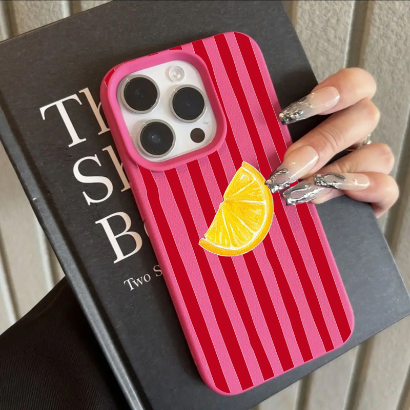 Phone Cases Trending - Modische Zitronenmuster TPU Silikon Handyhülle für
