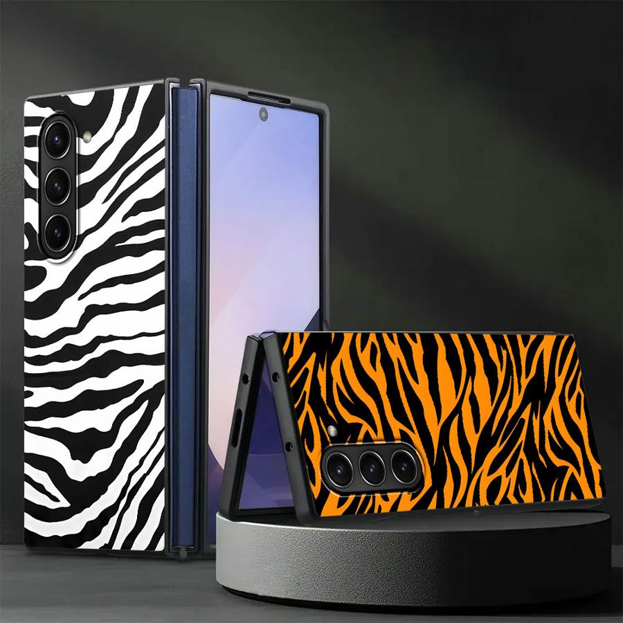 Phone Cases Zebra - Zebra gestreifte Sonnenblumen-Rückseite Handyhülle für Samsung
