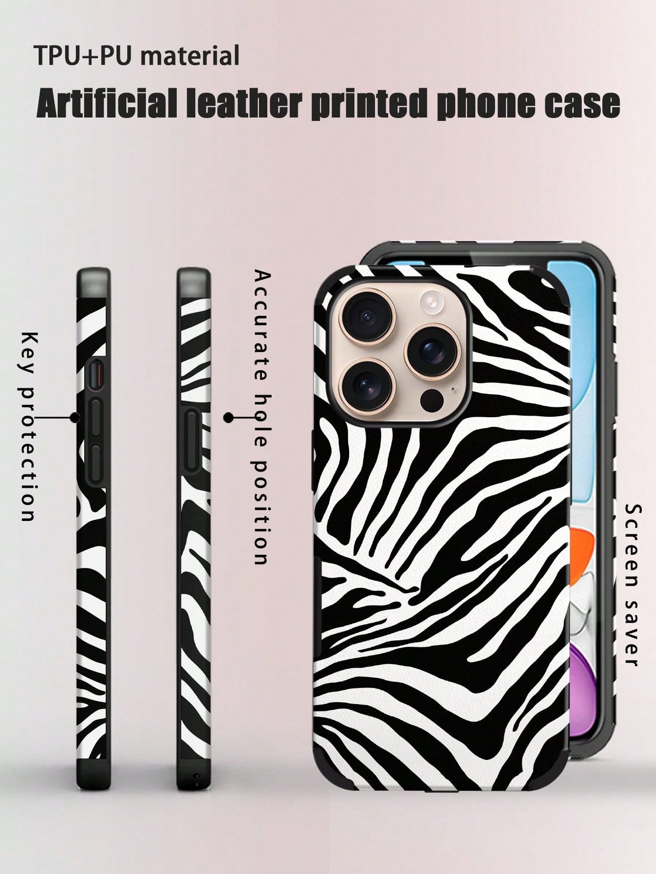 Phone Cases Zebra - Modische Handyhülle mit Zebramuster und Tiermotiven,