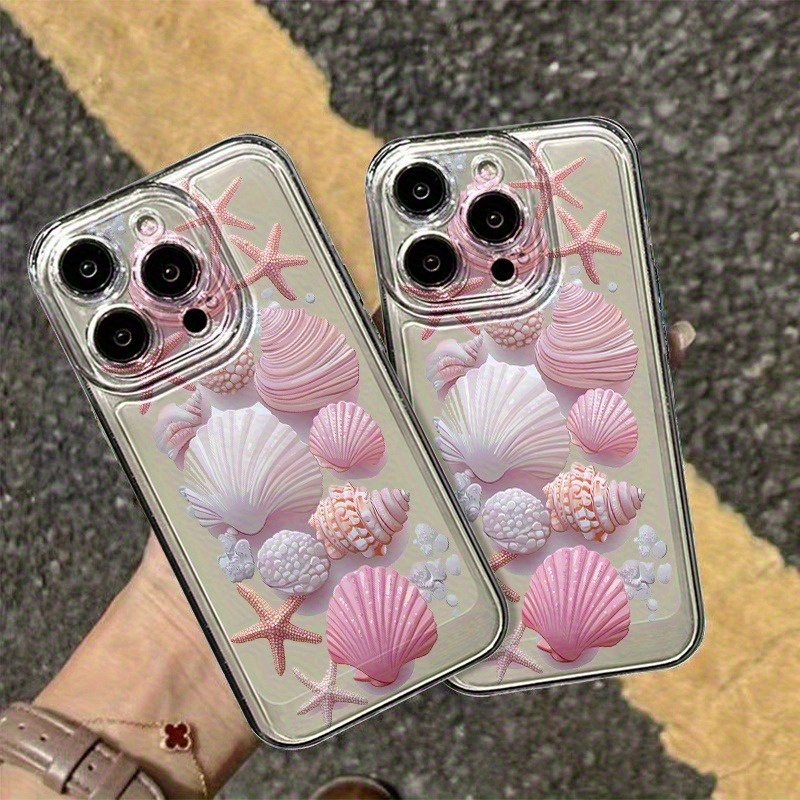 Phone Cases Trending - Trendige Rosa Muschel-Handyhülle für iPhone 17