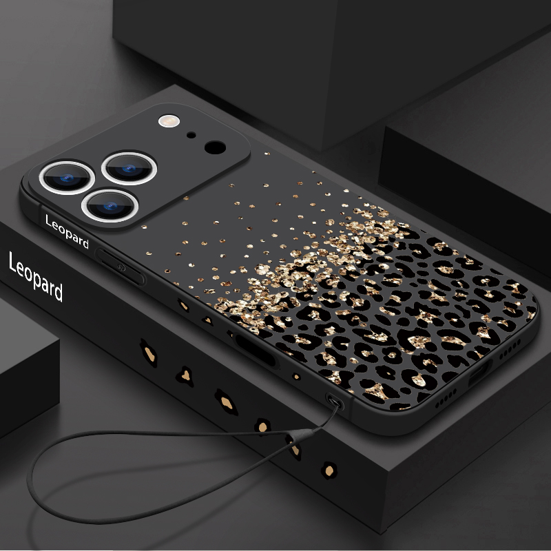Phone Cases Iphone 17 Pro - Leopardenmuster-Schlüsselband-Handyhülle für iPhone 17 Pro Max
