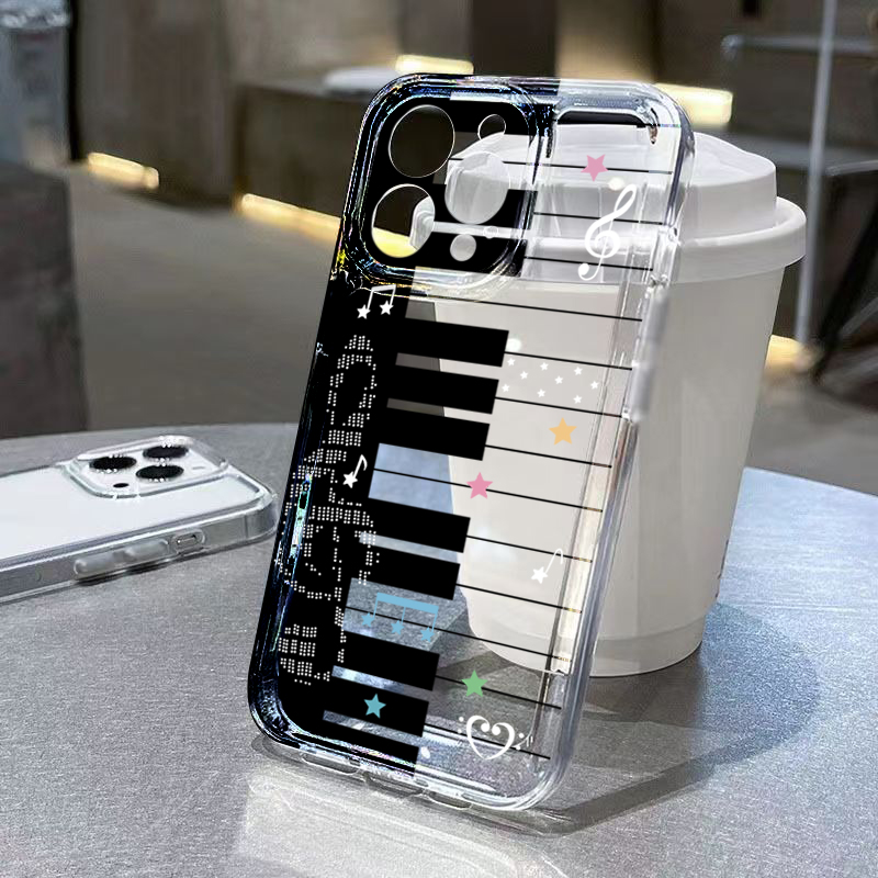 Phone Cases Xiaomi 14T - Bemalte Handyhülle mit Buchstaben und Musiknoten