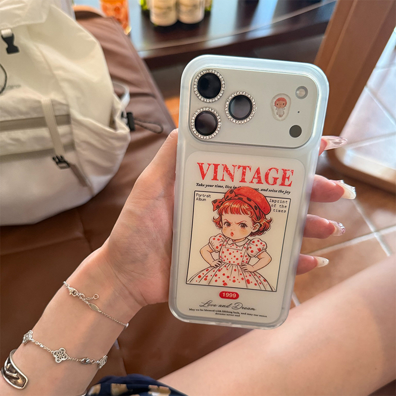 Phone Cases Cool Girl - Niedliche Akimbo-Mädchen-Handyhülle mit Zuckernuss-Gesicht, mattiert, für