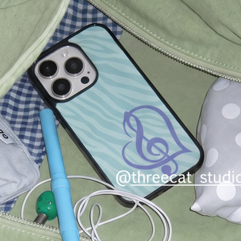 Phone Cases Zebra - Ins Zebra-Muster Musiknoten Liebe Handyhülle für