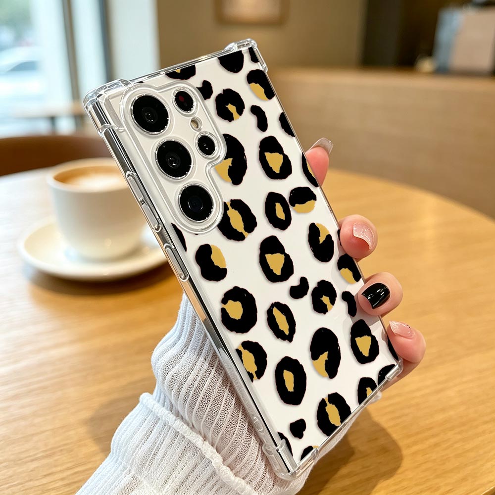 Phone Cases Zebra - Leoparden-Zebra-Muster Transparente Handyhülle für Samsung A04