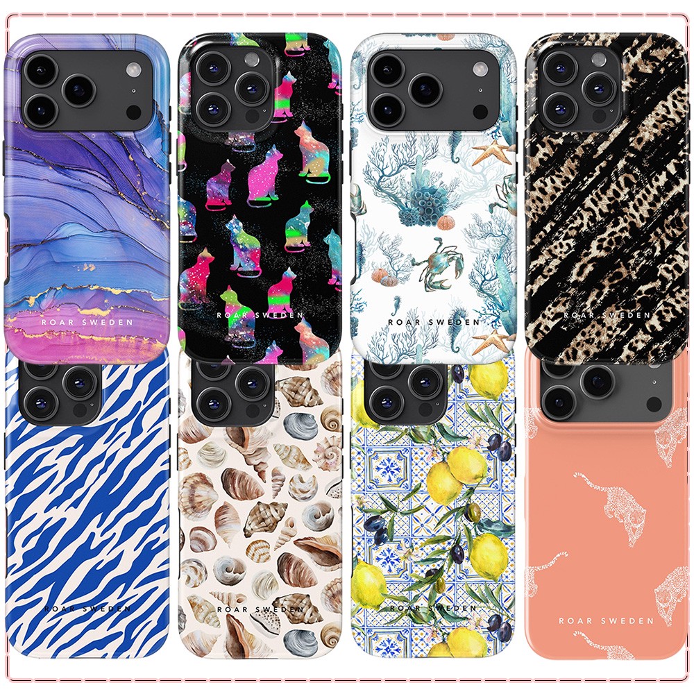 Phone Cases Sweden - Roar Sweden Lila Marmor Handyhülle für