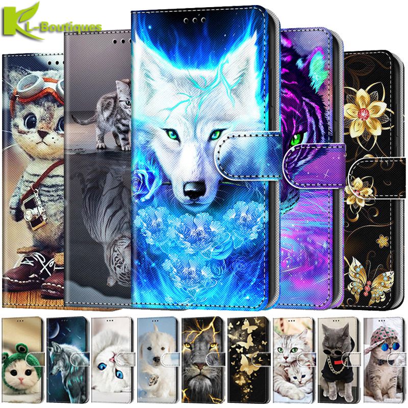 Phone Cases On Sale - Tiger Tier Gemalt Brieftasche Telefon Fall