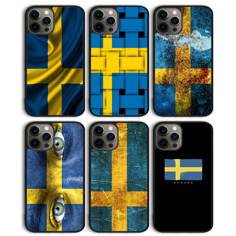 Phone Cases Sweden - Schweden-Flagge Handyhülle Rückseite für iPhone 16