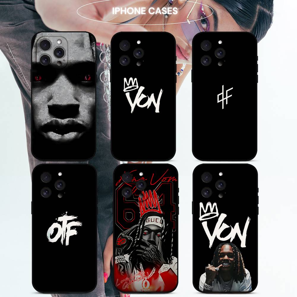 Phone Cases Louis Vuitton - Rapper K-King-V-Von Handyhülle Schwarze Hülle für