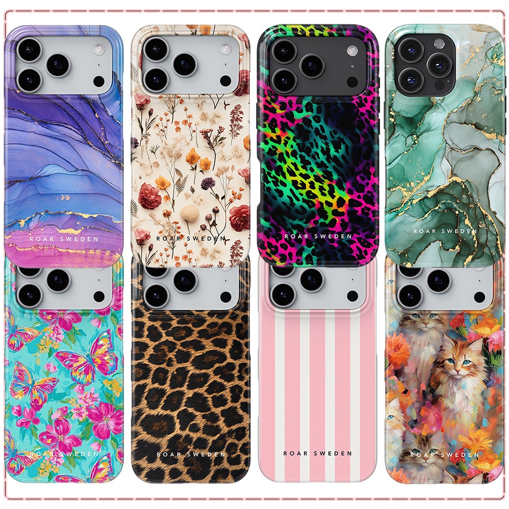 Phone Cases Sweden - Roar Sweden Pink Stripe Handyhülle für