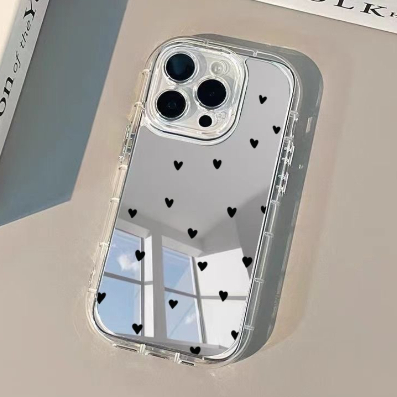 Phone Cases Expensive - Vollbild-Herzmuster-Handyhülle für iPhone 17 16 15