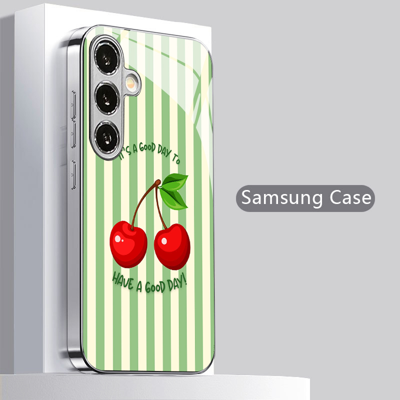 Kirschstreifenmuster 2D Handyh – Phone Cases Cherry Bewertung und Preis