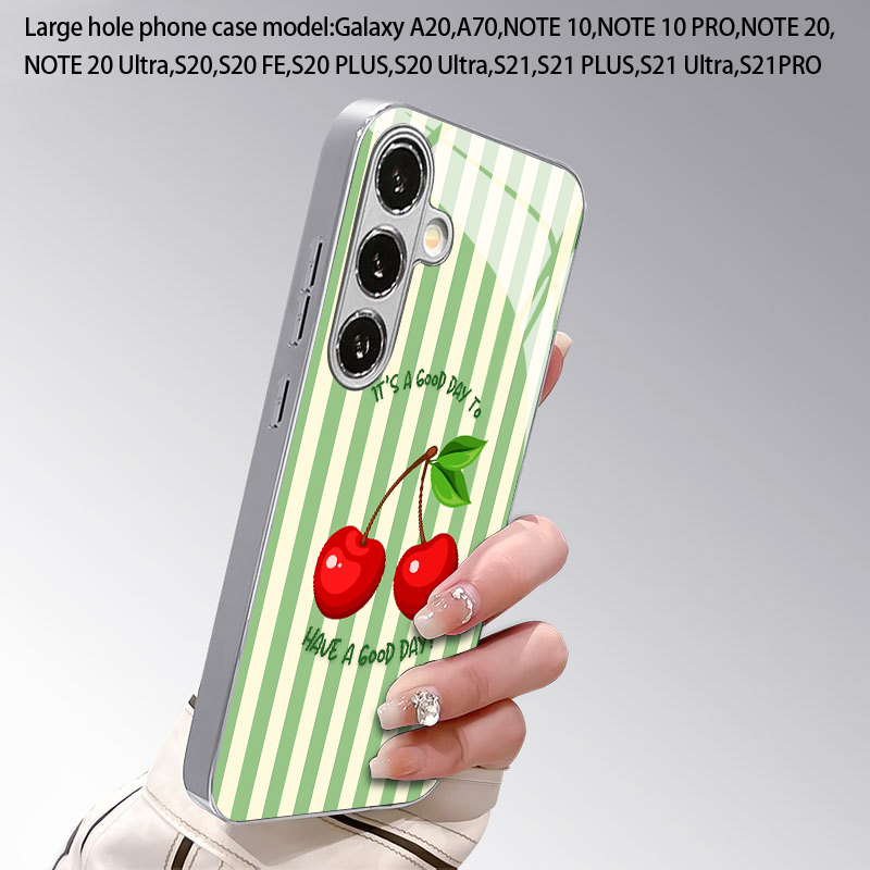 Kirschstreifenmuster 2D Handyh – Phone Cases Cherry Bewertung und Preis