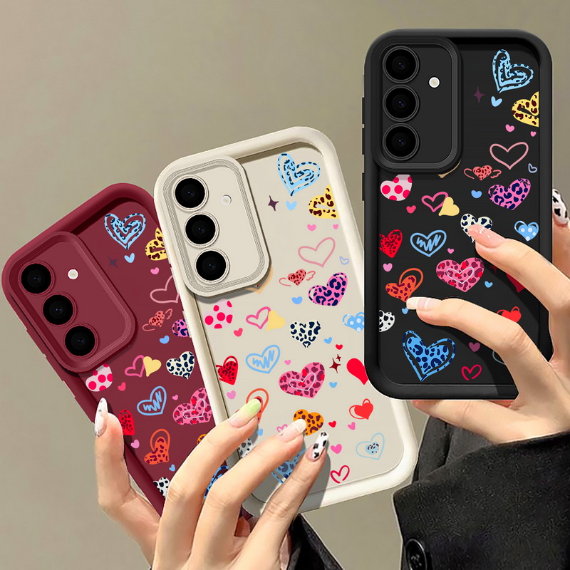 Bunte Herz-Muster Handyhülle f – Phone Cases Galaxy A17 Bewertung und Preis