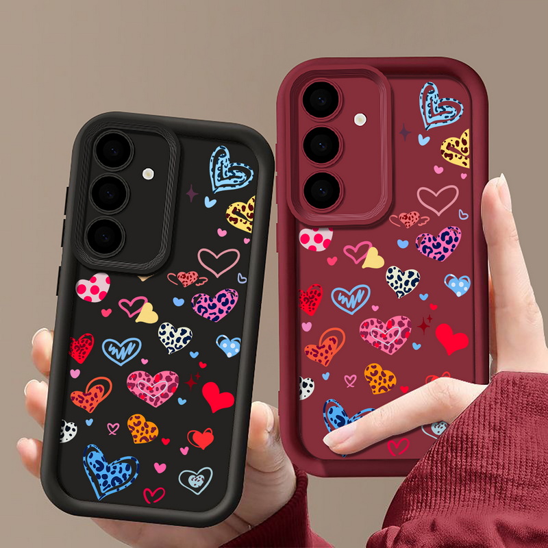 Bunte Herz-Muster Handyhülle f – Phone Cases Galaxy A17 Bewertung und Preis