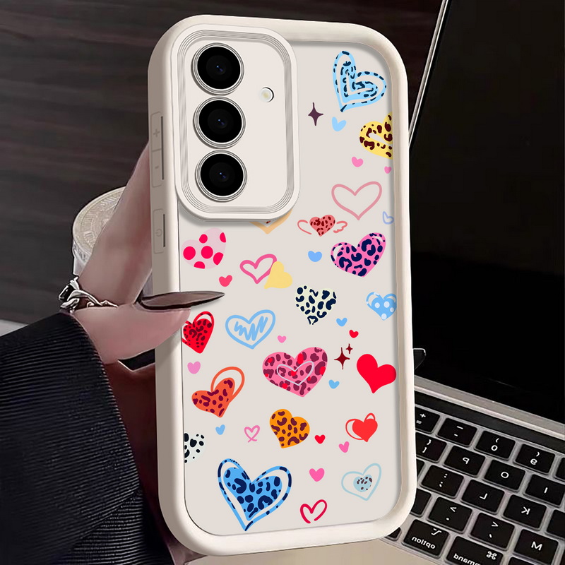 Bunte Herz-Muster Handyhülle f – Phone Cases Galaxy A17 Bewertung und Preis
