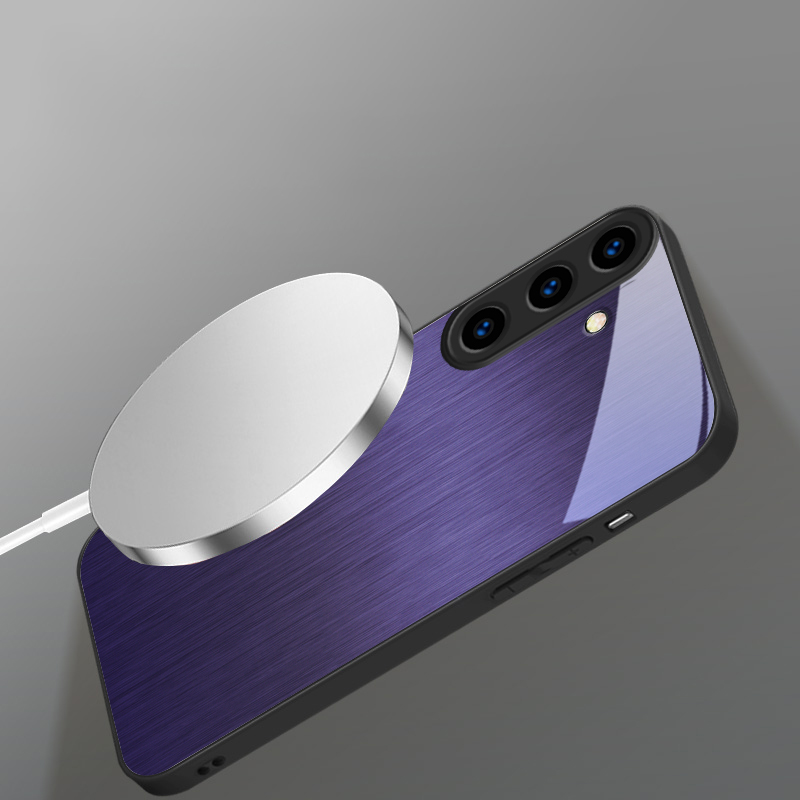 Minimal gebürstetes Metall, ge – Phone Cases With Magnet Bewertung und Preis