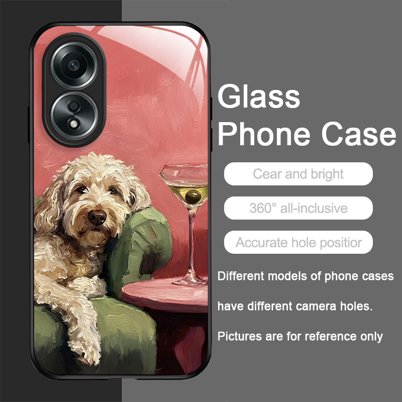 Ölgemälde Gelber Hund Schwarze – Phone Cases Oppo Bewertung und Preis