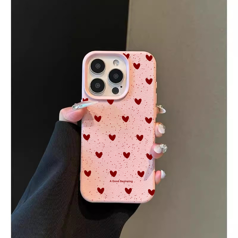 Modische INS Herz-Silikonhülle – Phone Cases Trending Bewertung und Preis