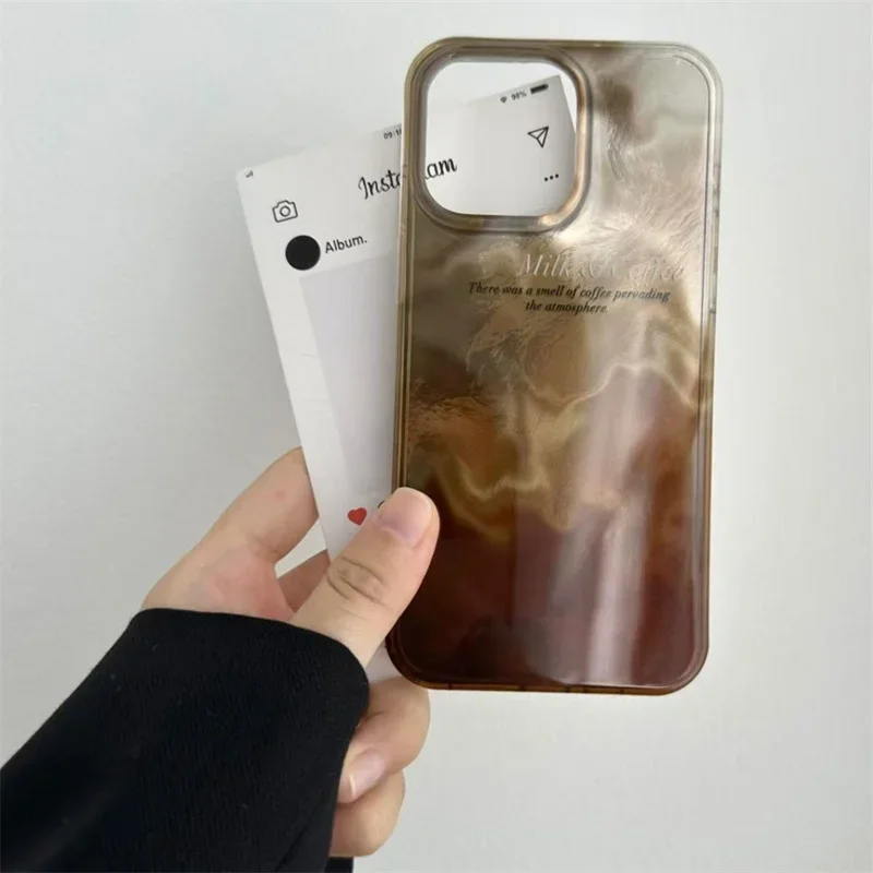 Luxuriöse Kaffeefarben-Verlauf – Phone Cases Expensive Bewertung und Preis