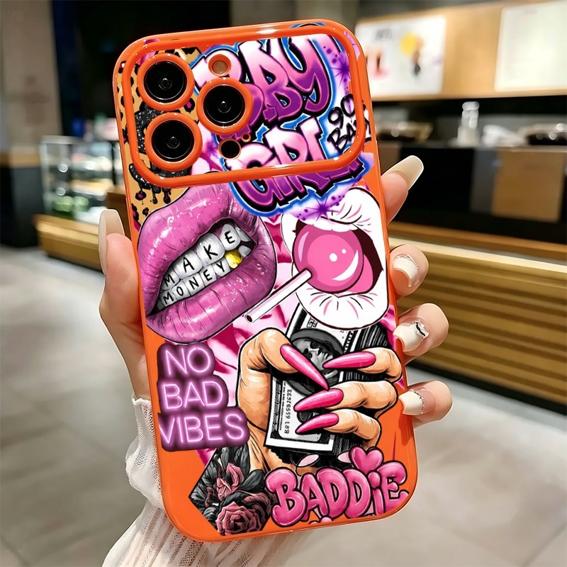 Hip-Hop Rosa Lippen Baby Girl  – Phone Cases Iphone 17 Pro Bewertung und Preis