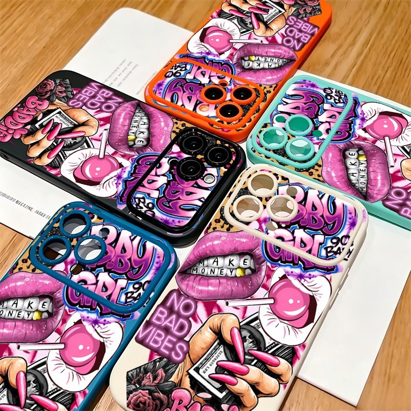 Hip-Hop Rosa Lippen Baby Girl  – Phone Cases Iphone 17 Pro Bewertung und Preis