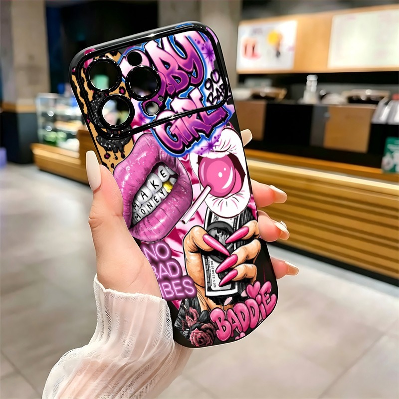 Hip-Hop Rosa Lippen Baby Girl  – Phone Cases Iphone 17 Pro Bewertung und Preis