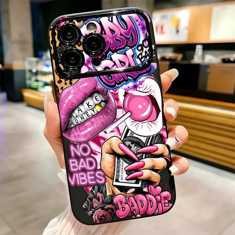 Hip-Hop Rosa Lippen Baby Girl  – Phone Cases Iphone 17 Pro Bewertung und Preis