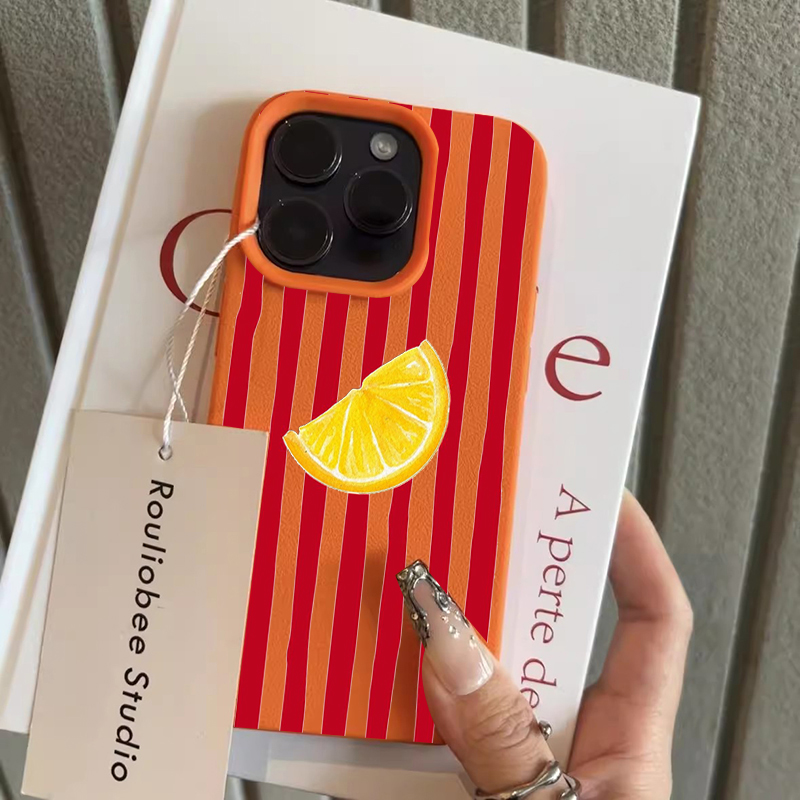 Modische Zitronenmuster TPU Si – Phone Cases Trending Bewertung und Preis