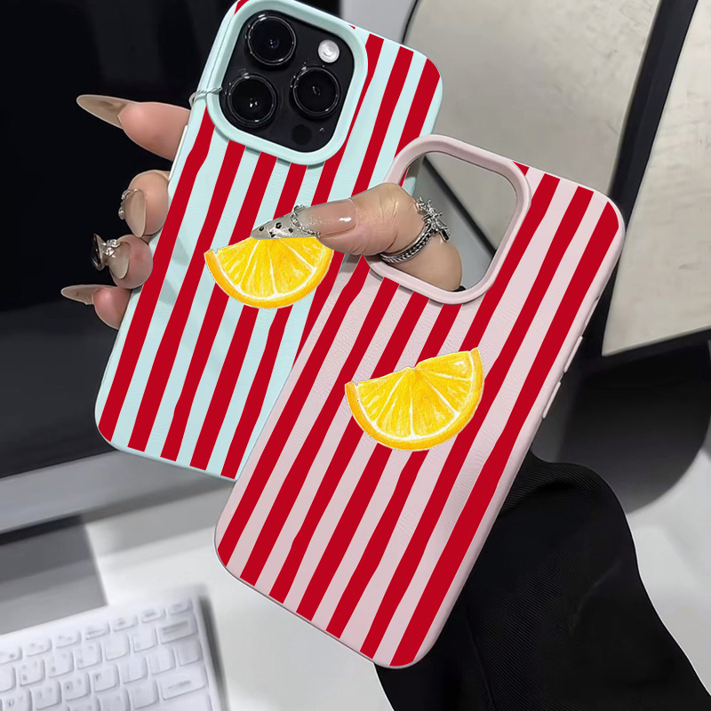 Modische Zitronenmuster TPU Si – Phone Cases Trending Bewertung und Preis
