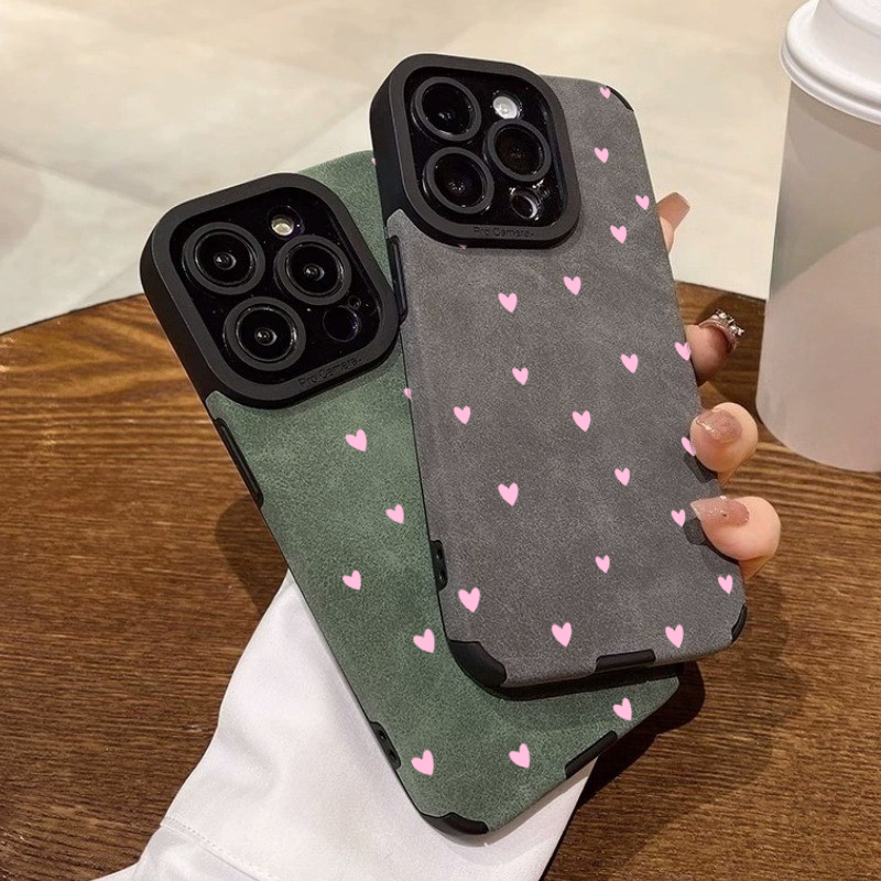 Modische rosa Herzmuster-Handy – Phone Cases Trending Bewertung und Preis