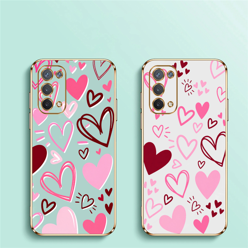 Luxuriöse Bunte Herz-Handyhüll – Phone Cases Oppo Bewertung und Preis