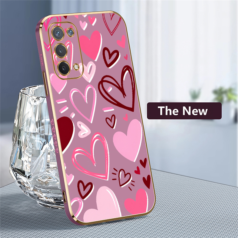Luxuriöse Bunte Herz-Handyhüll – Phone Cases Oppo Bewertung und Preis