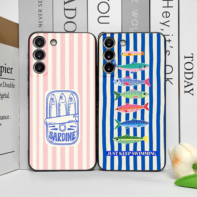 Niedliche Gestreifte Sardinen- – Phone Cases Oppo Bewertung und Preis