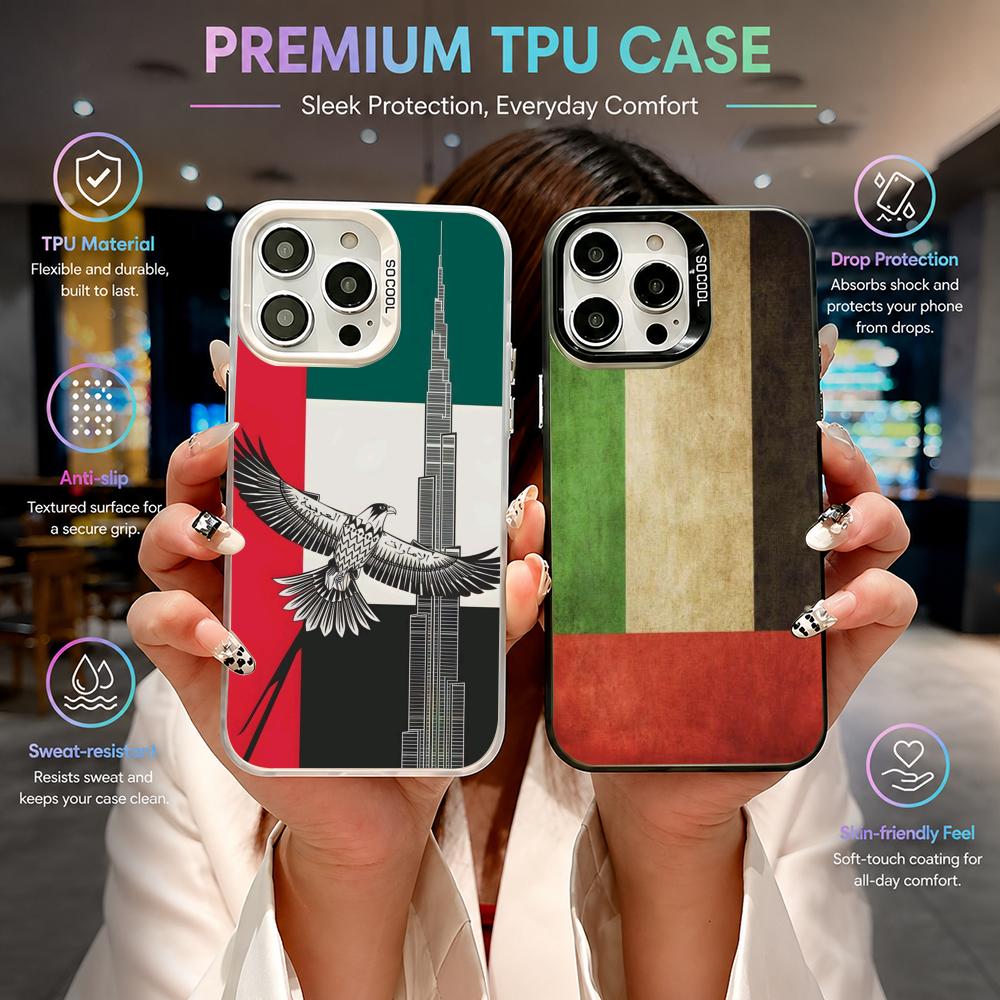Sport UAE Flagge Fußball Handy – Phone Cases Uae Bewertung und Preis