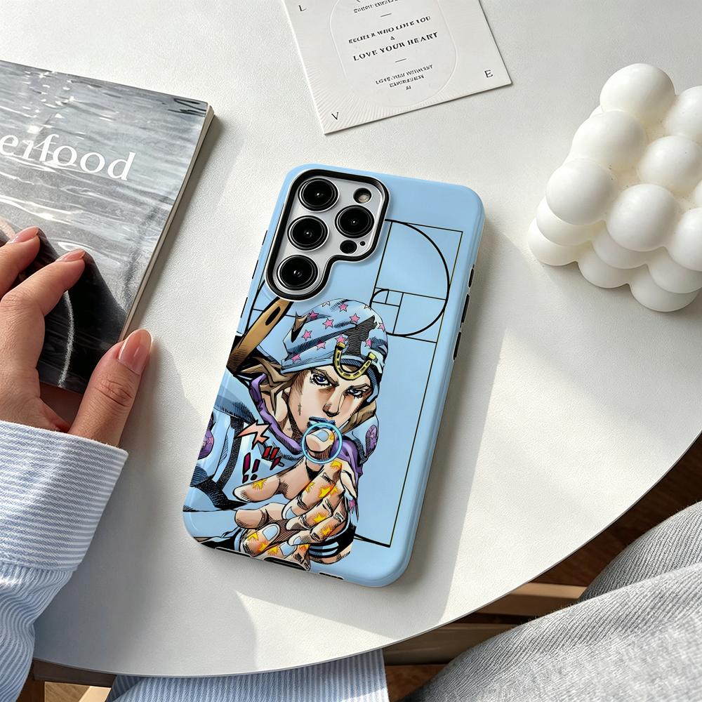 Coole Anime J-JOJO Steel Ball  – Phone Cases Galaxy S25 Bewertung und Preis