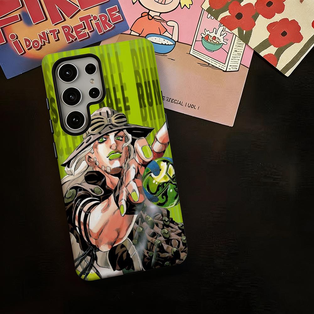 Coole Anime J-JOJO Steel Ball  – Phone Cases Galaxy S25 Bewertung und Preis