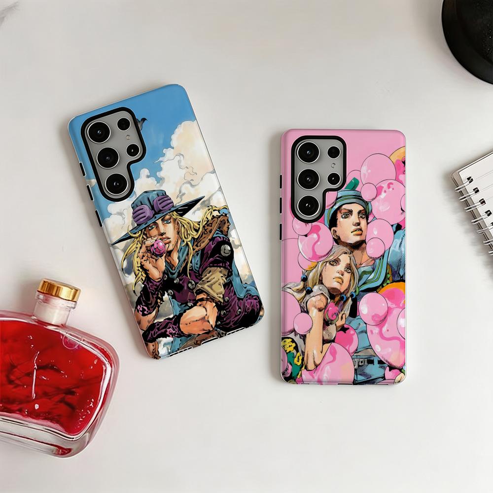 Coole Anime J-JOJO Steel Ball  – Phone Cases Galaxy S25 Bewertung und Preis