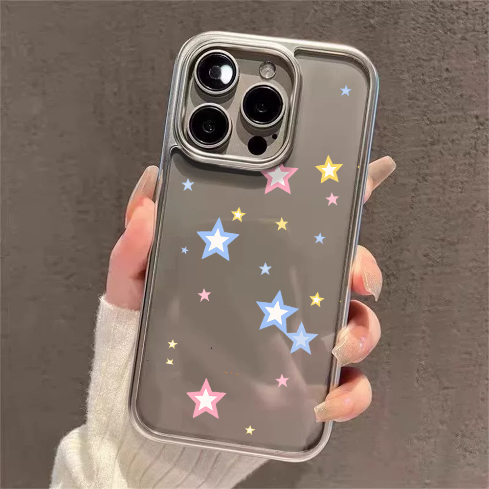 Y2K Stars Fashion Clear Cases  – Phone Cases Trending Bewertung und Preis