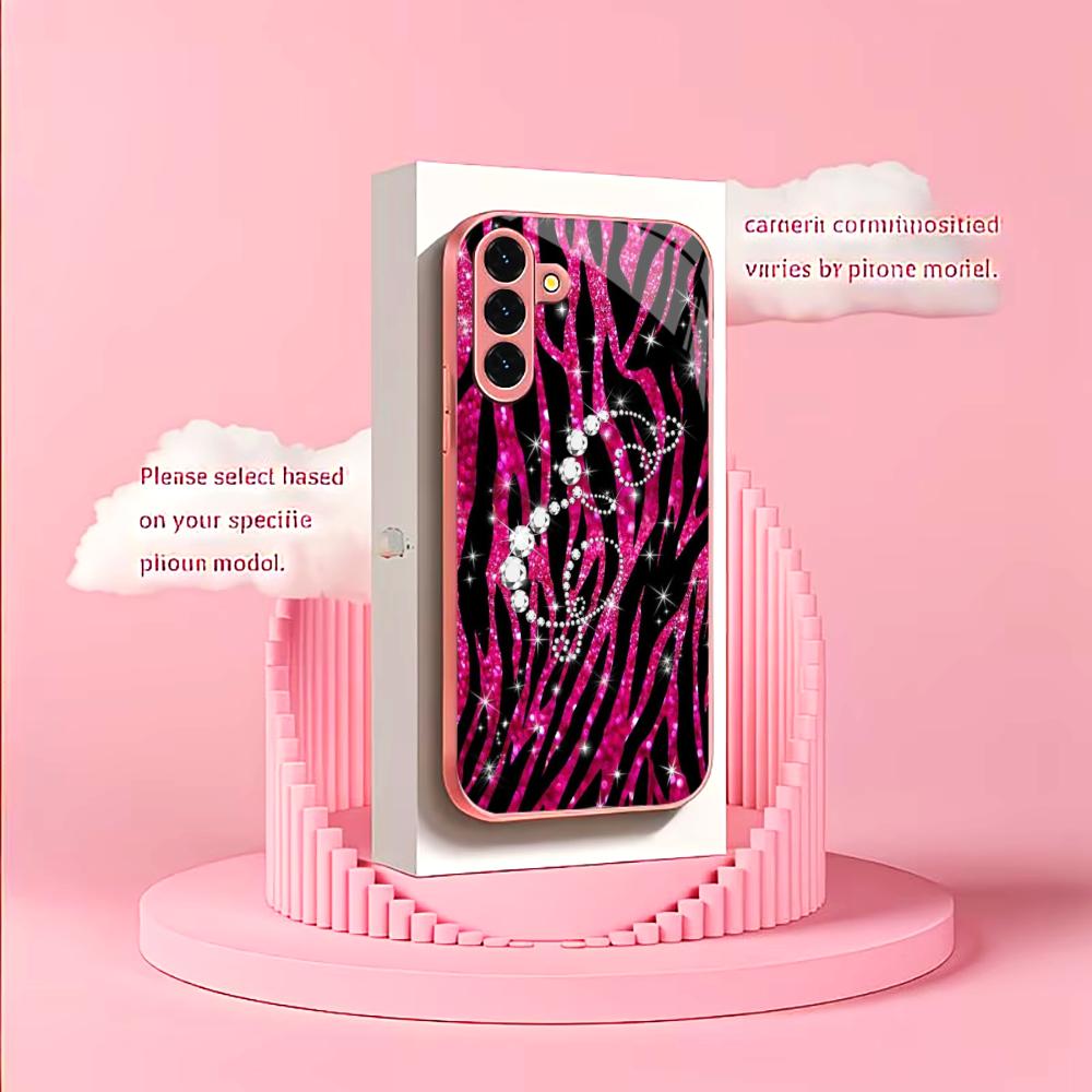 Rosa modische Zebra-Print TPU  – Phone Cases Zebra Bewertung und Preis