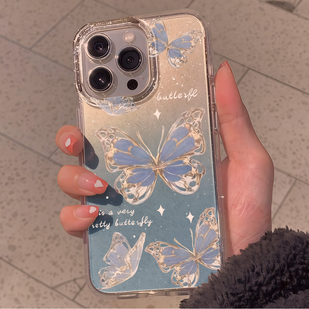 Luxuriöse Blaue Schmetterling  – Phone Cases Expensive Bewertung und Preis
