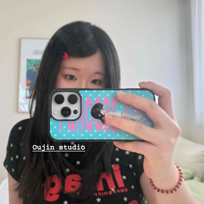 Koreanische Ins Polka Dots Eng – Phone Cases Cool Girl Bewertung und Preis